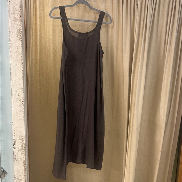 Stylish Gray Sheer Sleeveless Dress - Shack Incorporated - Picture 2 of 3